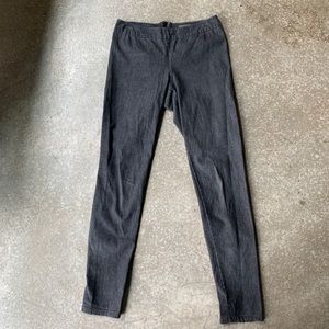 Vince gray denim leggings
